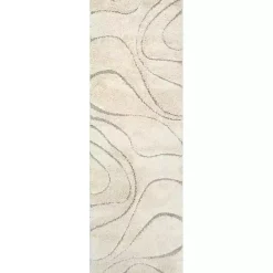 Kirklands Home Area Rugs|Swirl Carolyn Runner Ivory