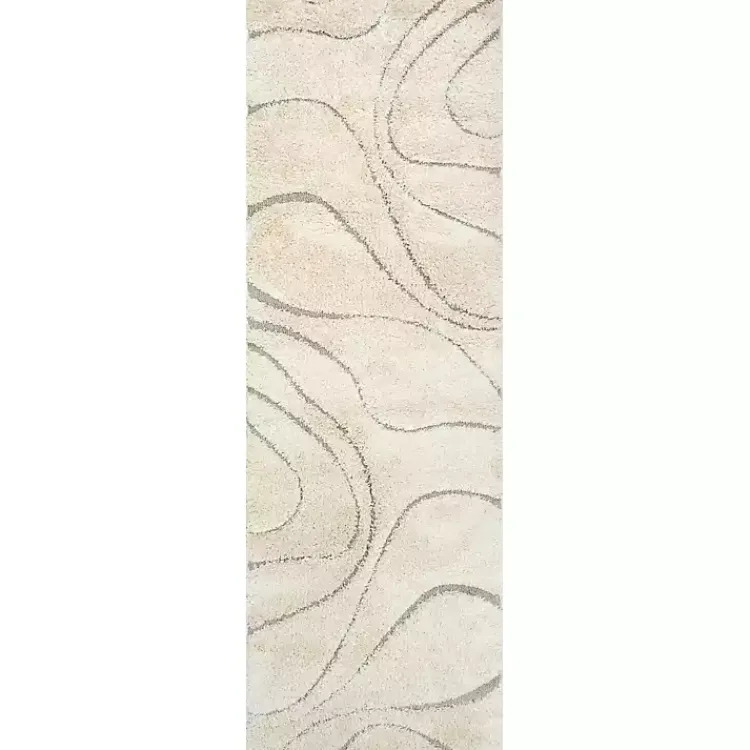 Kirklands Home Area Rugs|Swirl Carolyn Runner Ivory