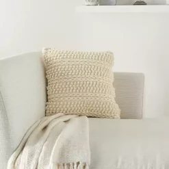 Textured Stripes Pillow Pillows