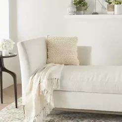 Textured Stripes Pillow Pillows