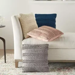 Textured Stripes Pillow Pillows