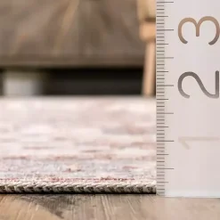 Kirklands Home Area Rugs|Transitional Floral Area Rug, 8x10 Ivory