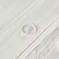 Kirklands Home Duvets|Tufted Cotton 7-pc. Full/Queen Duvet Set Ivory