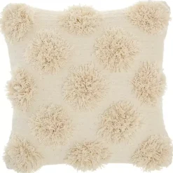 Discount Tufted Pom Poms Throw Pillow Pillows