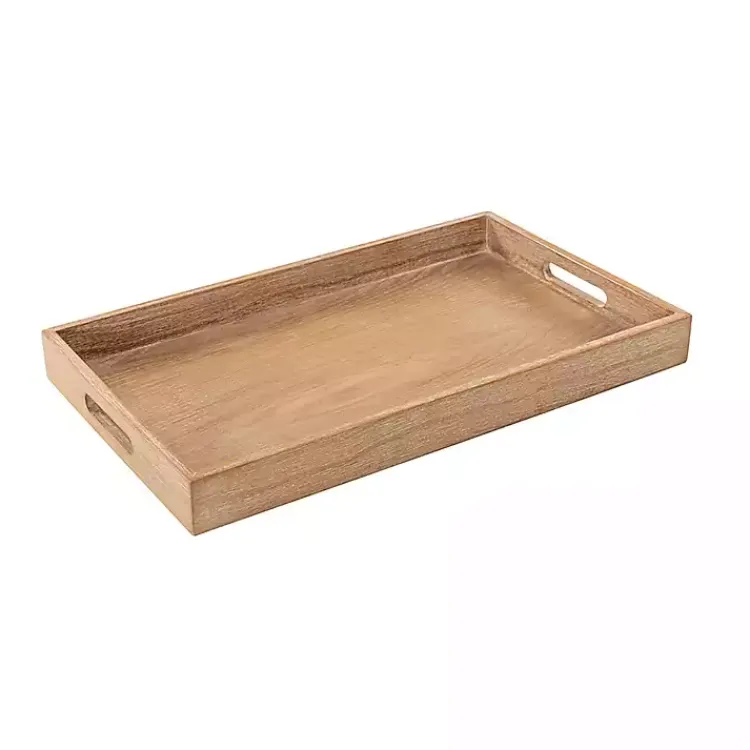 Kirklands Home Benches & Ottomans|Tufted Rectangle Wood Ottoman Ivory