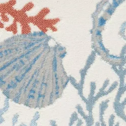 Kirklands Home Area Rugs|Ivory Underwater Paradise Area Rug, 5x7