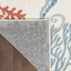 Kirklands Home Area Rugs|Ivory Underwater Paradise Area Rug, 7x9