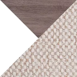 Kirklands Home Accent Chairs|Ivory Upholstered Wood Accent Chair Gray