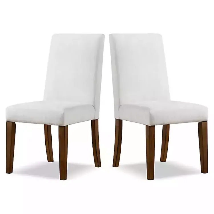 Kirklands Home Dining Chairs|Upholstered Katie Dining Chairs, Set of 2 Ivory