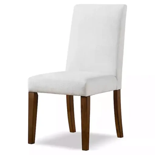 Kirklands Home Dining Chairs|Upholstered Katie Dining Chairs, Set of 2 Ivory