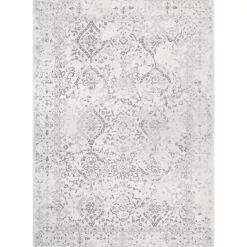 Kirklands Home Area Rugs|Ivory Vintage Odell Square Area Rug, 8 ft.