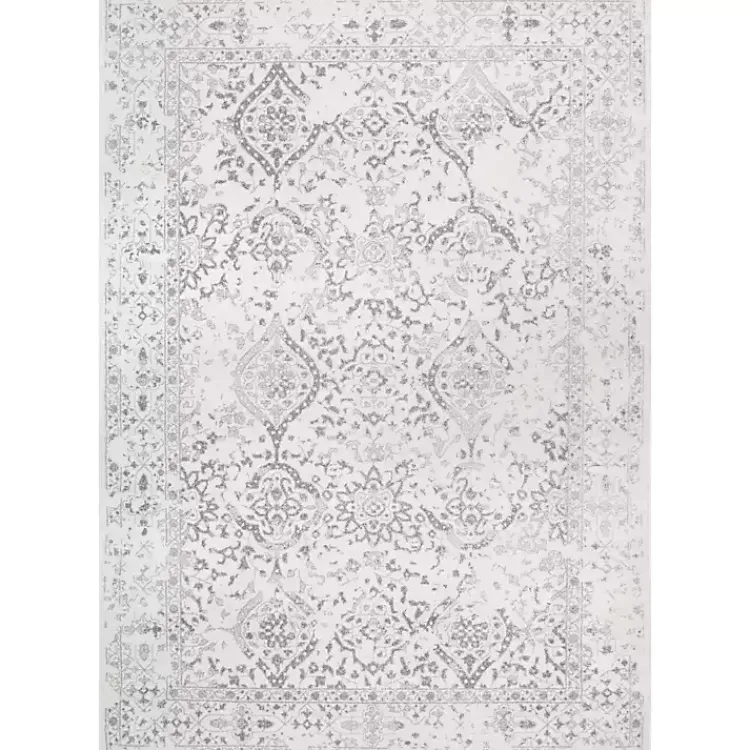 Kirklands Home Area Rugs|Ivory Vintage Odell Square Area Rug, 8 ft.