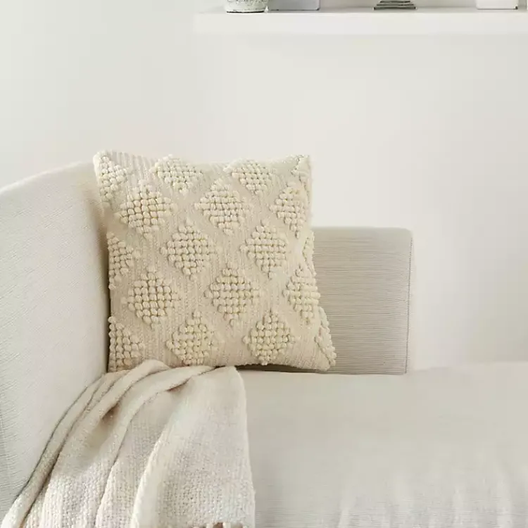 Discount Woven Diamond Pillow Pillows