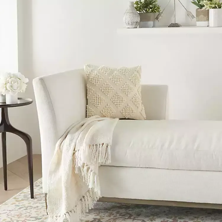 Discount Woven Diamond Pillow Pillows