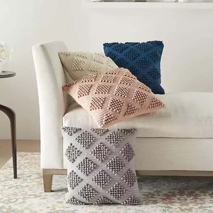 Discount Woven Diamond Pillow Pillows