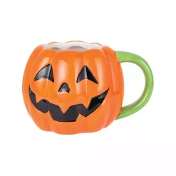 Jack O' Lantern & Cat Halloween Mugs, Set of 2 Halloween