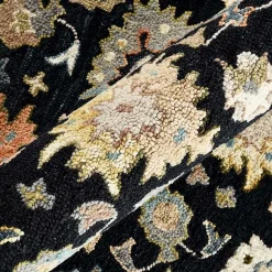 Kirklands Home Area Rugs|Jackson Black Hand-Tufted Area Rug, 5x7