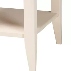 Kirklands Home Dressers & Chests|James Mid-Century 1-Drawer Nightstand Ivory