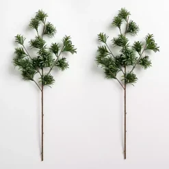Japanese Pine Stems, Set of 2 Stems & Bouquets