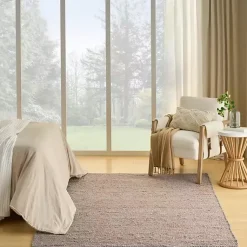 Kirklands Home Area Rugs|Jaxon Natural Jute Area Rug, 5x7 Gray