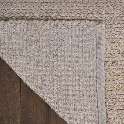 Kirklands Home Area Rugs|Jaxon Natural Jute Area Rug, 5x7 Gray