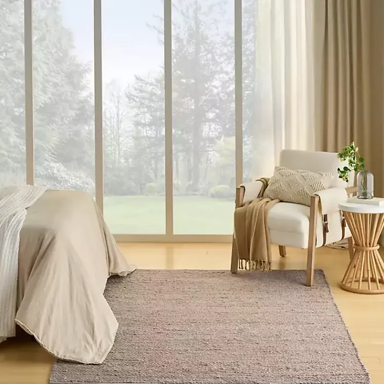 Kirklands Home Area Rugs|Jaxon Natural Jute Area Rug, 8x10 Gray