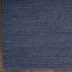 Kirklands Home Area Rugs|Jaxon Navy Natural Jute Area Rug, 5x7 Blue