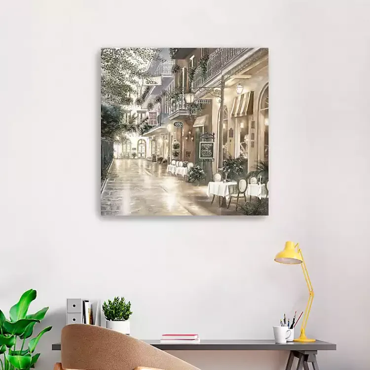 New Jazz Street II Canvas Art Print, 30x30 in. Mardi Gras Decorations
