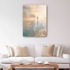 Kirklands Home Canvas Art|Jesus Walking on Water Canvas Art Print, 30x40 in.
