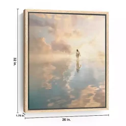 Kirklands Home Canvas Art|Jesus Walking on Water Framed Canvas Art Print