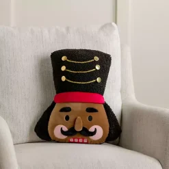 Outlet Jolly Nutcracker Shaped Pillow Pillows
