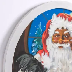 Clearance Jolly Santa Writing List Framed Art Print Christmas Art & Wall Decor