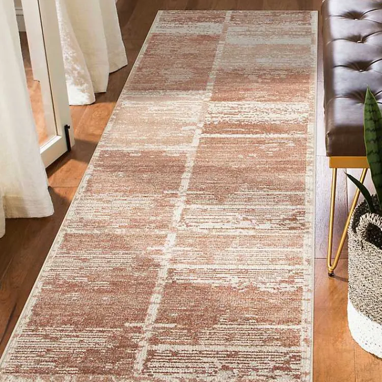 Kirklands Home Area Rugs|Jordan Aly Sand Modern Runner, 2x10 Red