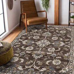 Kirklands Home Area Rugs|Jordan Bea Area Rug, 7x10 Brown
