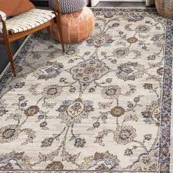 Kirklands Home Area Rugs|Jordan Bea Charcoal Area Rug, 7x10