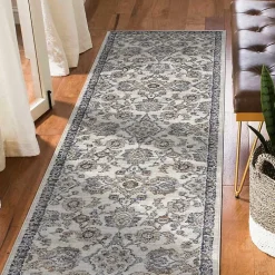 Kirklands Home Area Rugs|Jordan Bea Charcoal Runner, 2x10