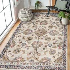 Kirklands Home Area Rugs|Jordan Bea Area Rug, 7x10 Ivory