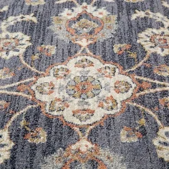 Kirklands Home Area Rugs|Jordan Bea Navy Blue Area Rug, 6x9