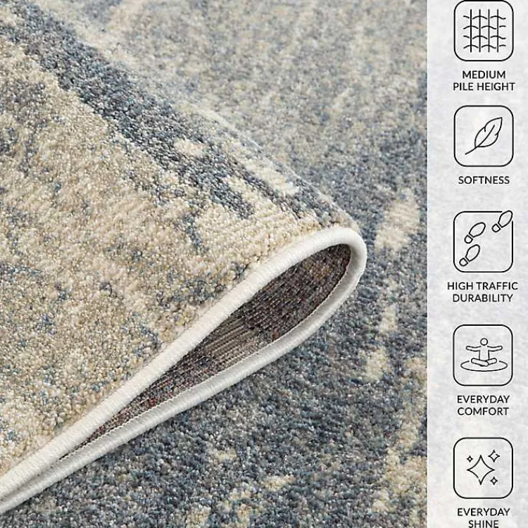 Kirklands Home Area Rugs|Jordan Delia Modern Runner, 2x10 Gray