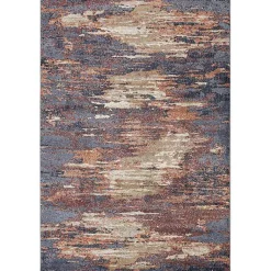 Kirklands Home Area Rugs|Jordan Delia Rust Area Rug, 6x9 Multi