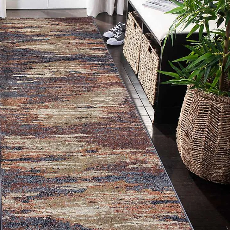 Kirklands Home Area Rugs|Jordan Delia Rust Runner, 2x10 Multi