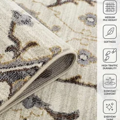 Kirklands Home Area Rugs|Jordan Eva Medallion Area Rug, 5x7