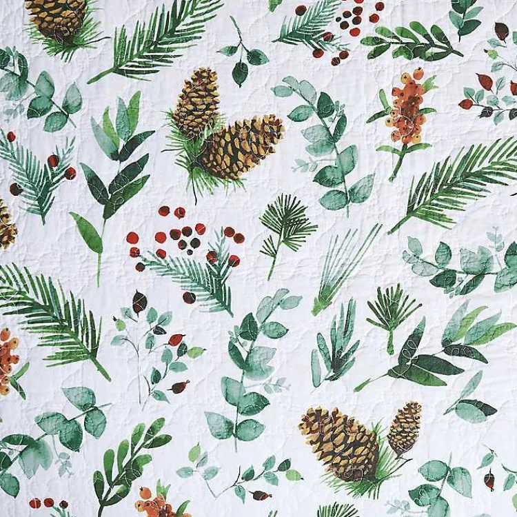 Kirklands Home Quilts|Jovie Pinecone 3-pc. Full/Queen Quilt Set