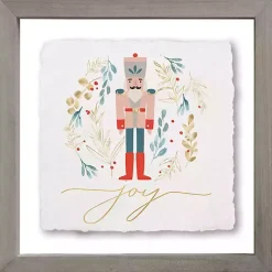 Joy Nutcracker Framed Art Print Christmas Art & Wall Decor