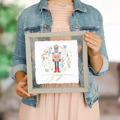 Joy Nutcracker Framed Art Print Christmas Art & Wall Decor