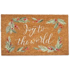 Online Joy to the Word Doormat Outdoor Christmas Decorations
