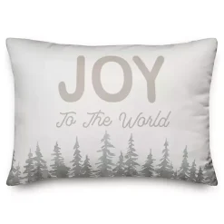 Clearance Joy to the World Christmas Pillow Christmas Pillows