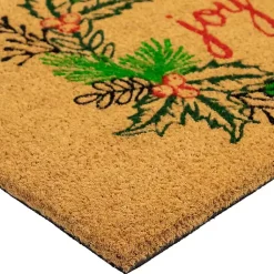 Hot Joy Wreath Decorative Christmas Doormat Outdoor Christmas Decorations