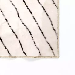 Kirklands Home Area Rugs|Julia Black and White Washable Runner, 2x7