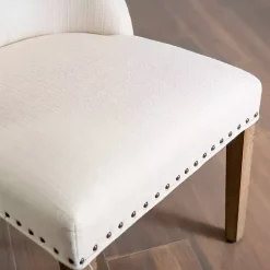 Kirklands Home Dining Chairs|Julia Cream Upholstered Dining Chair Ivory